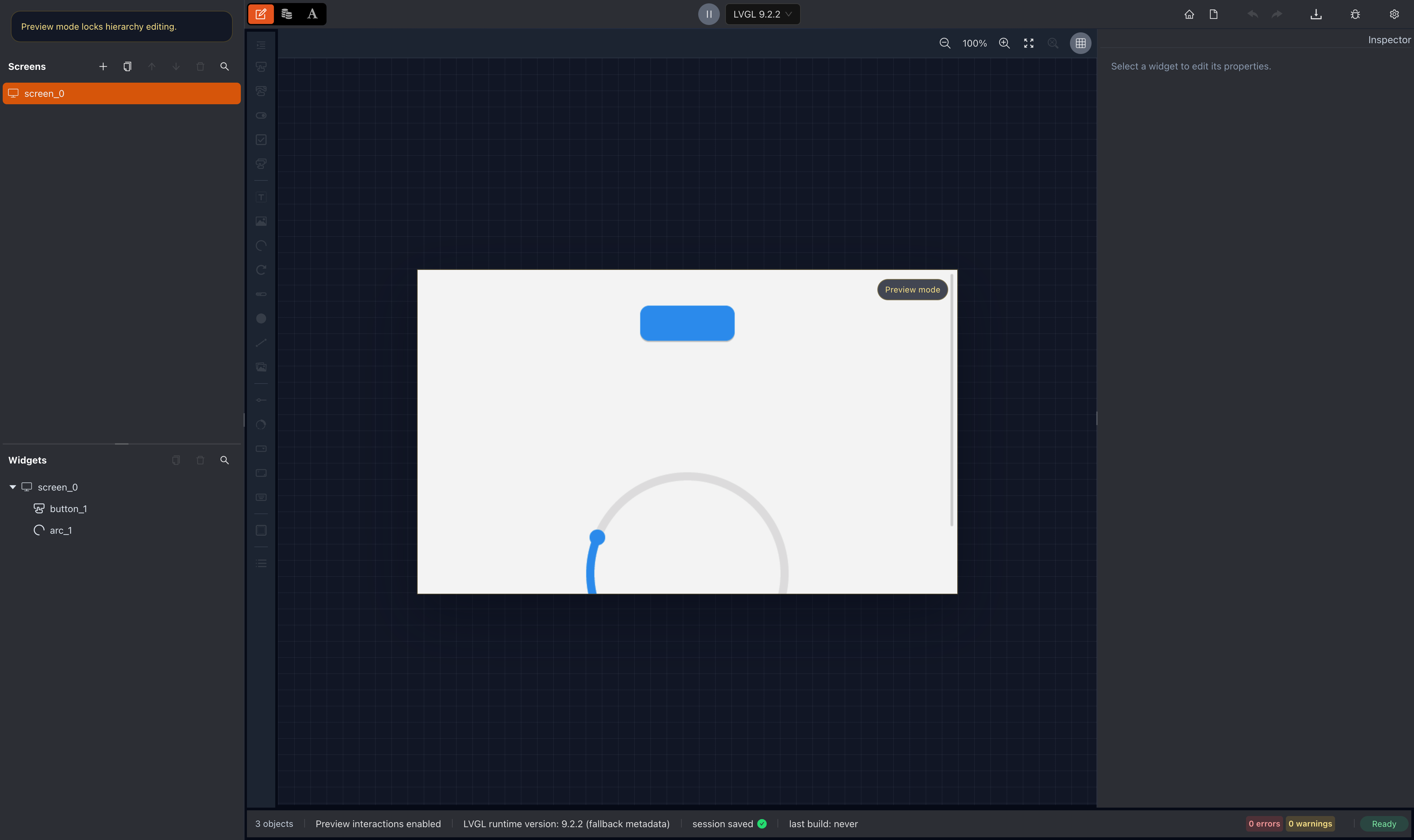 Preview uses display size